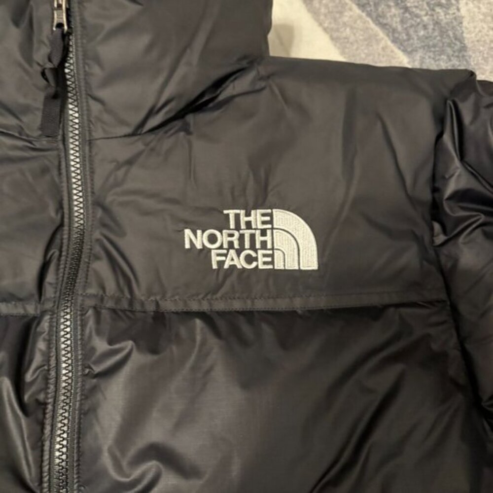 The North Face 1996 Nuptse 700 Down Puffer Jacket Black Womens Small - Picture 3 of 6